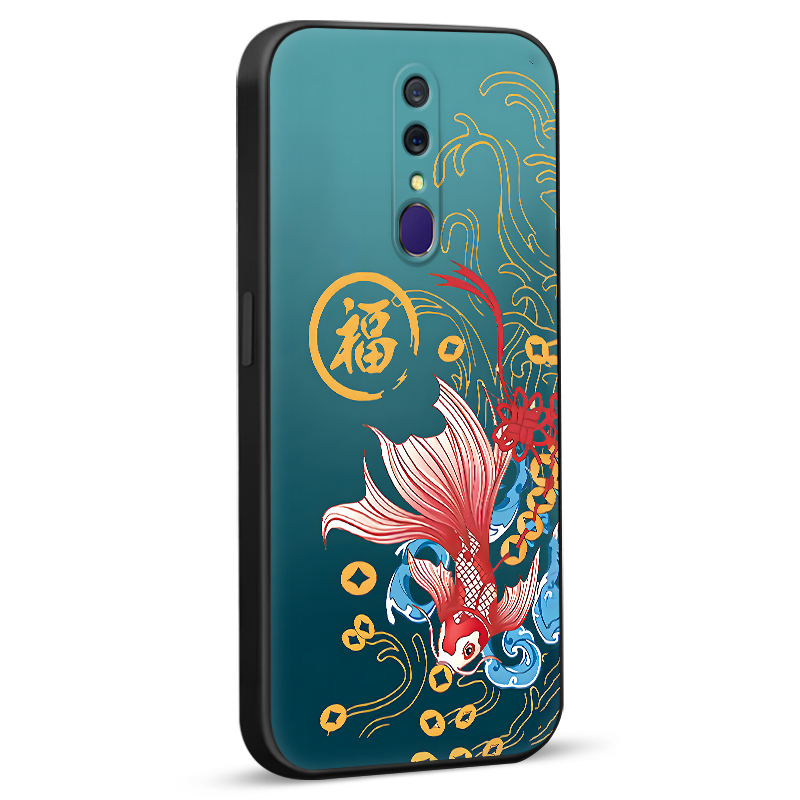 imobile适用于oppoa9网红新款pcat10复古手机壳pcam10直边防摔opoa9x中国风pcem00小众ins超好看opof11古风软