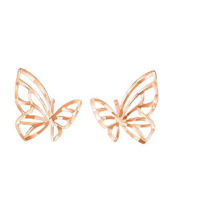 梦金园女款黄18k金镂空生日礼