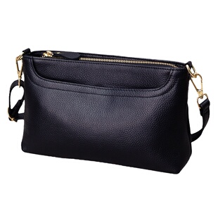 手拿包女真皮2026新款头层牛皮单肩斜挎包软皮手包简约百搭手机包