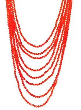 新年红色多层长项链本命年氛围感