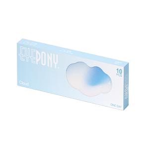 EYEPONY美瞳防蓝光【云】系列日抛10片云里雾里云朵懒懒隐形眼镜