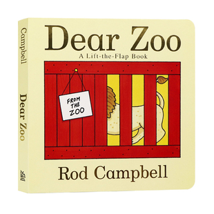 英文原版绘本dear zoo亲爱的动物园早教启蒙英语读物经典纸板书 brown bear棕熊 毛毛虫宝宝幼儿童翻翻书廖彩杏吴敏兰卡尔爷爷书单