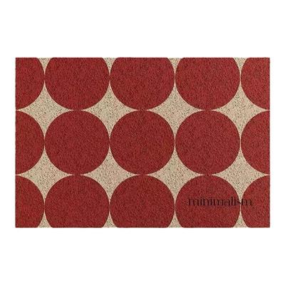 喜庆中式入户门地垫玄关丝圈入门结婚家用防滑耐脏可裁剪浴室门垫