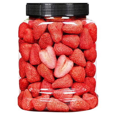 优质脱水冻干草莓干500g大颗粒