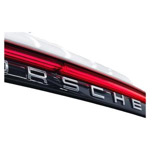 适用保时捷车标后尾标贴卡宴帕拉梅拉turbo718英文字母标改装专用