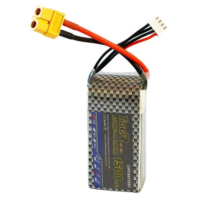 遥控车老虎航模锂电池1500mAh 2s3s4s 11.1V高倍率无人机美嘉欣