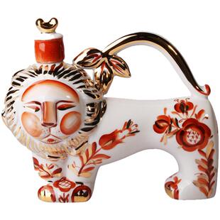 俄皇LOMONOSOV民族系列高级感轻奢精致欧式陶瓷酒壶分酒器摆件