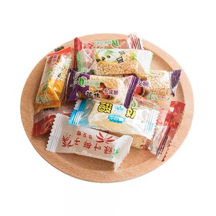 绿叶花式牛皮糖多口味400克袋装桂花软糖果喜糖传统手工扬州特产