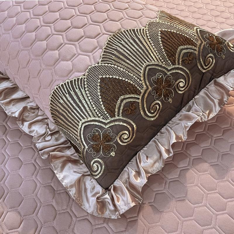 欧式加厚乳胶冰丝凉席床裙三件套夹棉蕾丝家用空调软席夏冰凉床罩,床上用品,乳胶席,淘宝优惠券,粉丝福利购,淘宝优惠卷