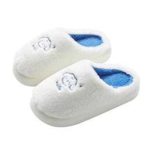 三利棉拖鞋女冬季棉拖加绒毛拖鞋室内家居2023新款棉鞋情侣拖鞋男