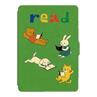 kindle paperwhite6保护套kpw5|3|4保护壳卡通scribe2|1超薄新款Colorsoft7英寸voyage休眠青春版oasis3皮套