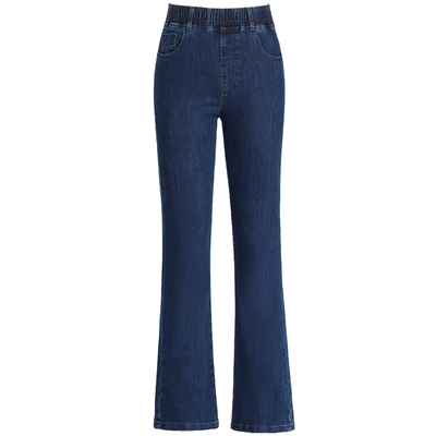 微喇九分加绒加厚牛仔2025冬季