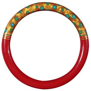 正品朱砂手镯女式大漆手镯非遗朱砂旗舰店高纯度紫金砂原矿保真