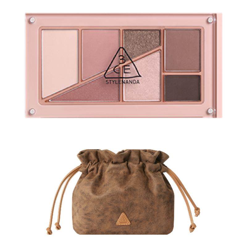 【38开门红】3CE叠叠乐眼影腮红修容 哑光综合盘日常彩妆礼物