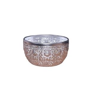 锡碗东南亚傣族餐厅纯进口泰式风格银色泡鲁达器皿冰沙甜品碗餐具
