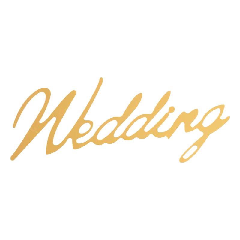 卓兰创意婚车装饰字牌英文字母Wedding Love婚庆月牙花泥花车吸盘