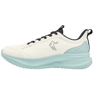 乔丹运动鞋男鞋皮面防水冬季雨天通勤跑步鞋轻便软底减震休闲跑鞋