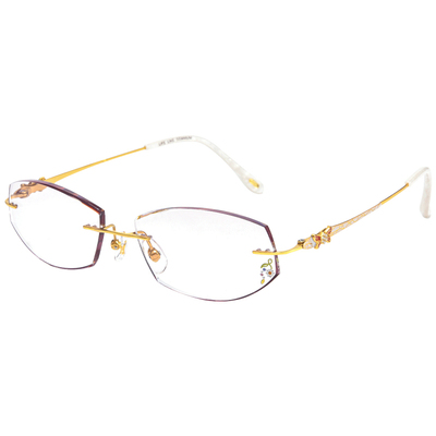 f3452lifelike魅影女切边眼镜女