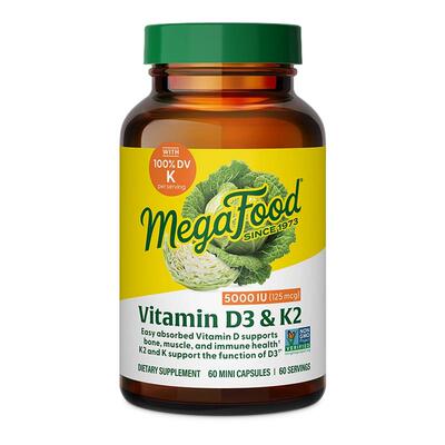 MegaFood维生素D3补钙强壮骨骼