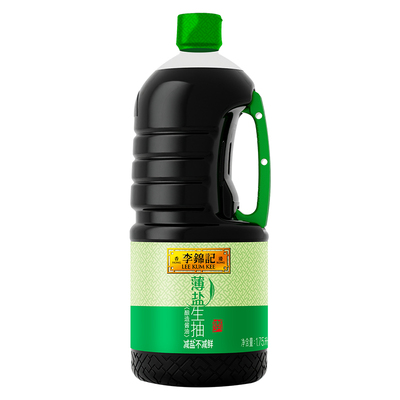 【减盐25%】李锦记薄盐生抽