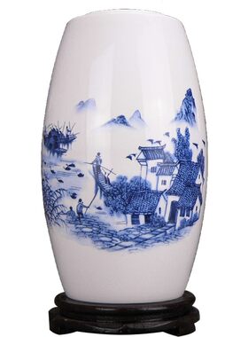 景德镇薄胎陶瓷客厅台灯