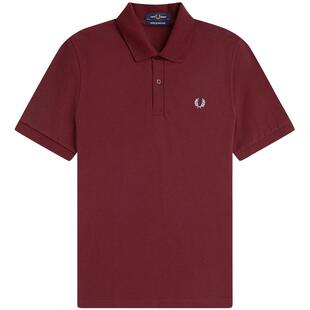 FRED PERRY男装纯色短袖polo衫2026春季新款基础休闲风翻领上衣