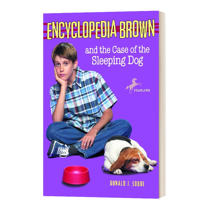 英文原版 Encyclopedia Brown and the Case of the Sleeping Dog 百科全书小布朗 睡觉的狗狗案子 英文版 进口英语原版书籍