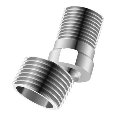 304不锈钢万向曲脚花洒接口配件