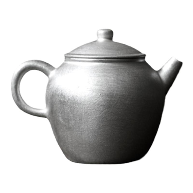 季度窑手工鎏银小品壶文人泡茶