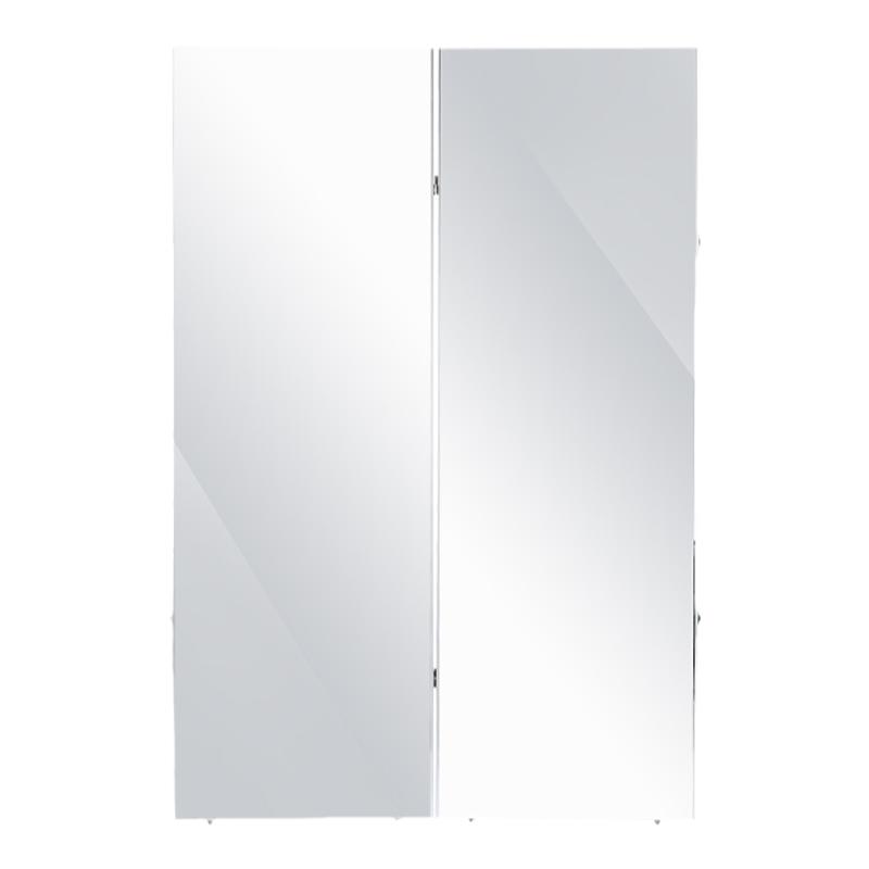 霜山全身镜家用可折叠试衣运动瑜伽落地镜非玻璃立体双面健身镜子