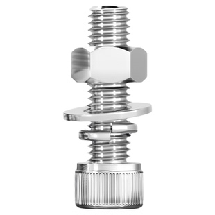 316不锈钢内六角螺丝螺母套装配件大全垫片弹垫螺帽M2M3M4M5-M24