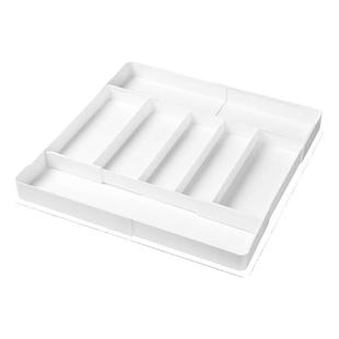 可伸缩式收纳盒厨房抽屉筷子勺子餐具橱柜整理内置分类储物分格盒