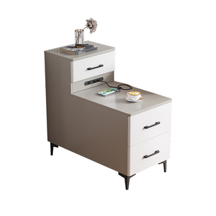 沙发边柜侧边柜客厅家用移动茶水柜轻奢高级边几置物架茶几小桌子