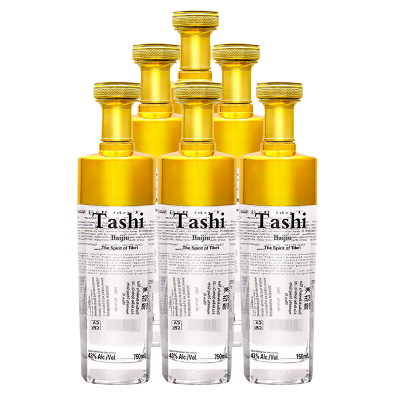 阿拉嘉宝TASHI 青稞白酒 清香型 纯粮 43度 750mL 西藏特产