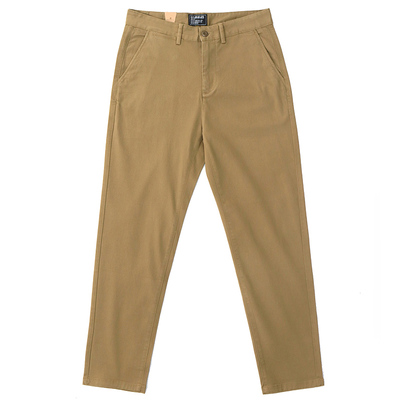 Chino美式复古微弹小直筒休闲裤