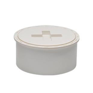 pvc地平清扫口110插管内堵头地面扫除口装饰内插排水管帽带检查口