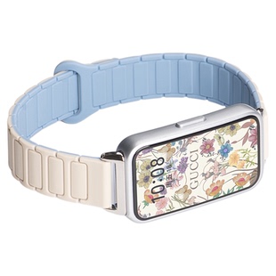 张婧仪同款适用华为手环10表带9手环荣耀10运动硅胶7腕表带新款watch八九十代磁吸表链智能秋冬nfc女士配件男