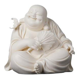 戴玉堂林建平陶瓷摆件《幸福常伴》弥勒笑佛弥勒佛大肚佛家用佛像