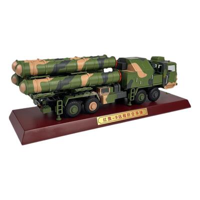 红旗9防空导弹车合金模型高仿真