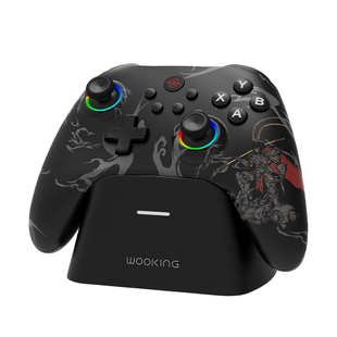 吾空TMR摇杆无线游戏手柄GC Pro 霍尔线性扳机2.4G蓝牙NS连接switch2三模Steam智能充电底座PC震动电竞