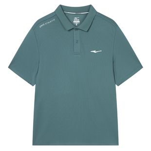 鸿星尔克POLO衫2026新款秋季冰丝速干短袖男士上衣休闲翻领T恤男