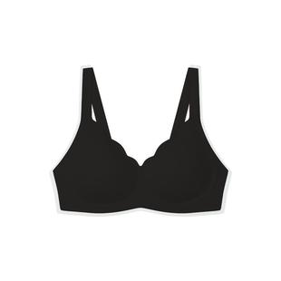 ubras经典软支撑小花瓣小胸聚拢无痕细吊带舒适文胸内衣套装女