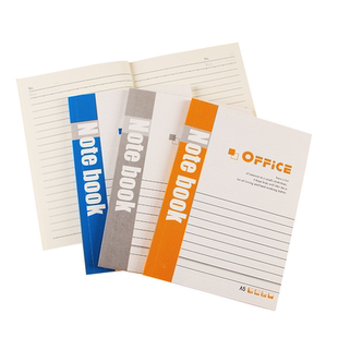 A5工作记事本软抄本无线胶装日记本笔记本子学生用32K简约商务本