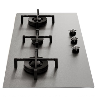 科迪弗极简平行三眼燃气灶加厚304不锈钢家用天然气煤气灶嵌入式