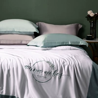 XS-Tianshi Seybean Summer Quilt-White + Green
