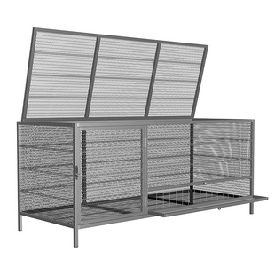 链条鸡笼大空间养殖笼室外笼子加粗方管通风兔笼鸽子笼加厚加固