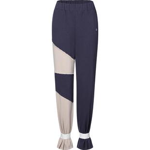 Sumday宽松廓形运动休闲长裤女束脚卫裤运动长裤女拼色速干健身裤