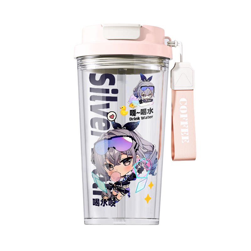 崩坏铁道星穹定制插画吸管杯