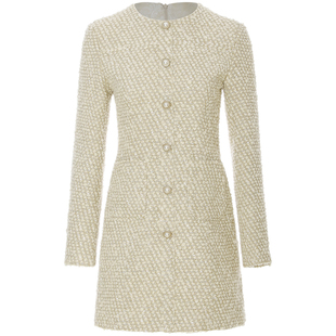 sincethen法式连衣裙小香风富家千金裙子订婚礼服裙女秋冬穿搭冬