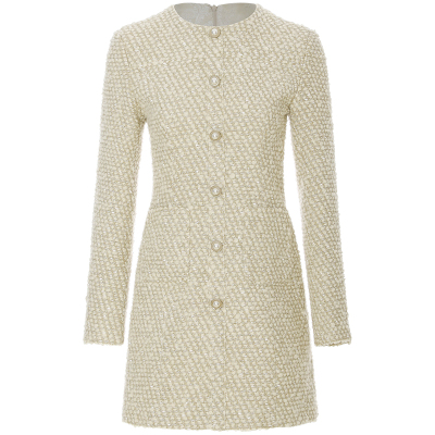 sincethen法式连衣裙小香风富家千金裙子订婚礼服裙女冬季穿搭冬